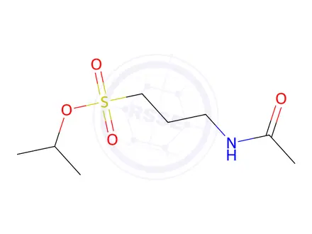 Chemical structure of Isopropyl-N-acetyl Homotaurinate