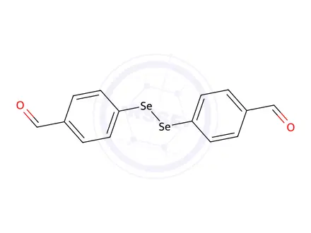Chemical structure of 4,4'-Diselanediyldibenzaldehyde