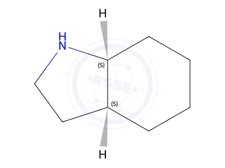 Chemical structure of (3aS,7aS)-Octahydro-1H-indole