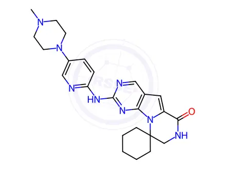 Chemical structure of Trilaciclib (Dihydrochloride)