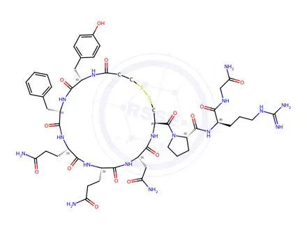 Chemical structure of Desmopressin Impurity 39