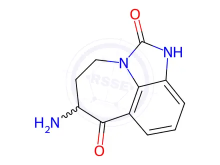 Chemical structure of 6-Amino-5,6-dihydroimidazo[4,5,1-jk][1]benzazepine-2,7(1H,4H)-dione