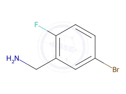 Chemical structure of (5-Bromo-2-fluorophenyl)methanamine