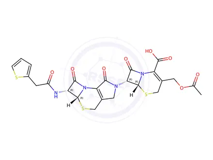 Chemical structure of Cefalonium Impurity 1