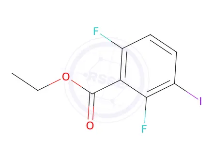 Chemical structure of ETHYL 2,6-DIFLUORO-3-IODOBENZOATE