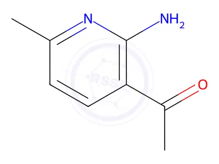 Chemical structure of 1-(2-Amino-6-methylpyridin-3-yl)ethanone