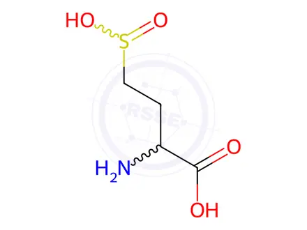 Chemical structure of homocysteinesulfinic acid