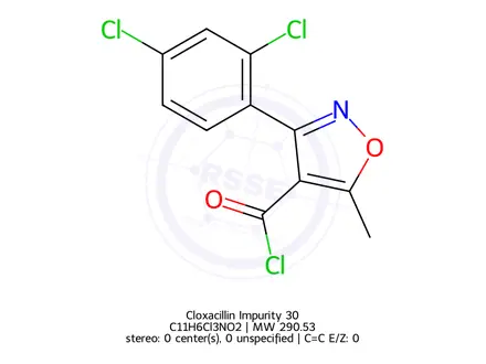 Chemical structure of Cloxacillin Impurity 38
