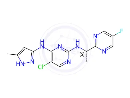 Chemical structure of AZD 1480