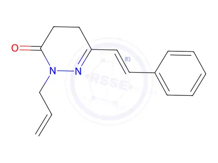 Chemical structure of 2-ALLYL-6-STYRYL-4,5-DIHYDRO-3(2H)-PYRIDAZINONE