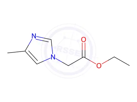 Chemical structure of Ethyl 2-(4-methylimidazol-1-yl)acetate
