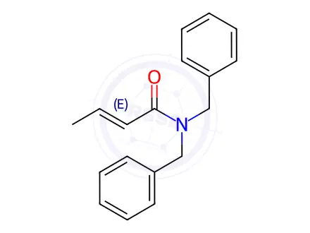 Chemical structure of N,N-Dibenzylbut-2-enamide