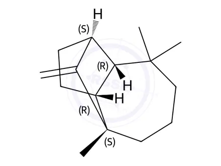 Chemical structure of Longifolene
