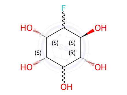 Chemical structure of 3-Deoxy-3-fluoro-D-myo-inositol