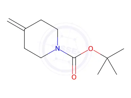 Chemical structure of 1-N-Boc-4-Methylenepiperidine
