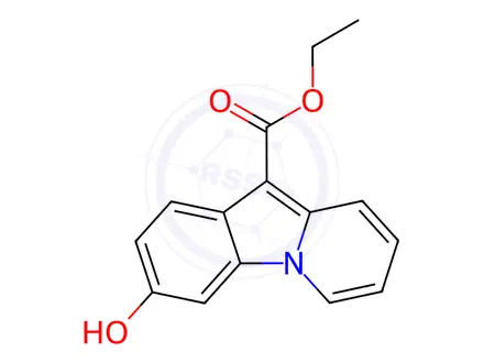 Chemical structure of ethyl 3-hydroxypyrido[1,2-a]indole-10-carboxylate
