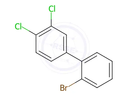 Chemical structure of 2'-Bromo-3,4-dichloro-biphenyl