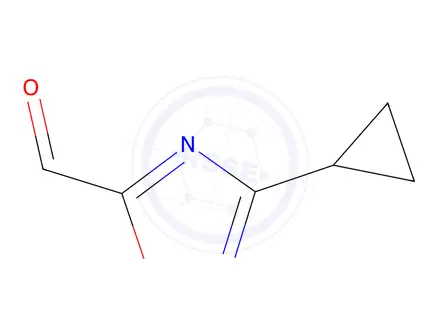 Chemical structure of 3-Cyclopropyl-1,2,4-oxadiazole-5-carbaldehyde