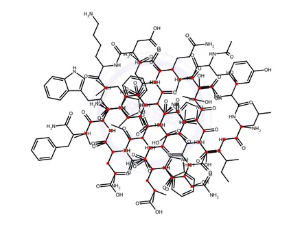 Chemical structure of Enfuvirtide Acetate