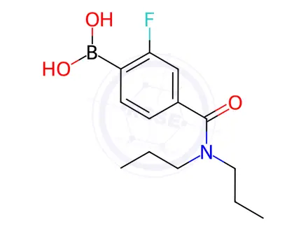 Chemical structure of (4-(Dipropylcarbamoyl)-2-fluorophenyl)boronic acid