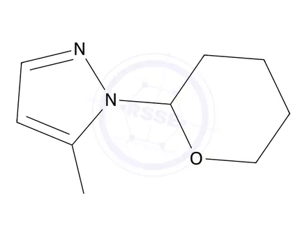 Chemical structure of 5-Chloro-1-(tetrahydro-2H-pyran-2-yl)-1H-pyrazole