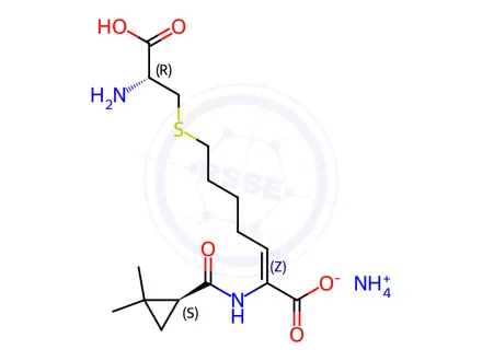 Chemical structure of Cilastatin Ammonium Salt