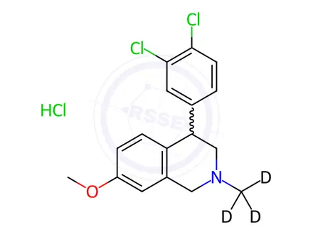 Chemical structure of Diclofensine-d3 Hydrochloride