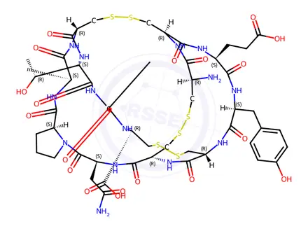 Chemical structure of Linaclotide Impurity 4 Monomer (Des-Tyr14 Linaclotide)