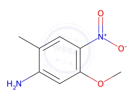 Chemical structure of 5-Methoxy-2-methyl-4-nitroaniline
