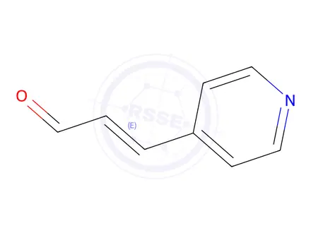 Chemical structure of (E)-3-(Pyridin-4-yl)acrylaldehyde