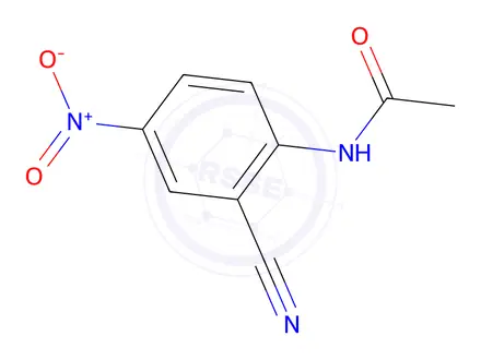 Chemical structure of n-(2-Cyano-4-nitrophenyl)acetamide