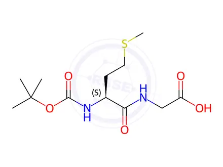 Chemical structure of BOC-MET-GLY-OH