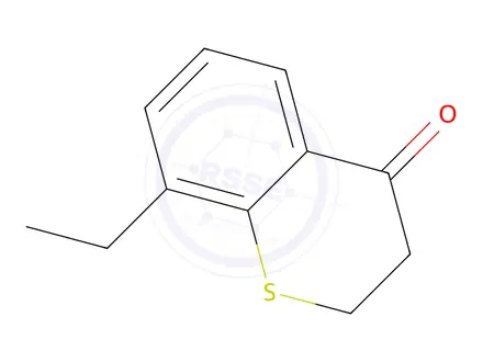 Chemical structure of 8-ETHYL-2H,3H-BENZO[E]THIIN-4-ONE