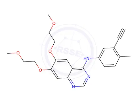 Chemical structure of Erlotinib impurity G