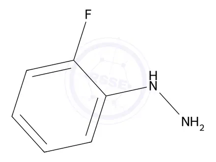 Chemical structure of (2-Fluorophenyl)hydrazine