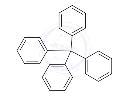 Chemical structure of Tetraphenylmethane