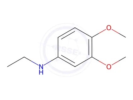 Chemical structure of N-Ethyl-3,4-Dimethoxyaniline