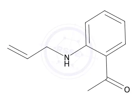 Chemical structure of 1-(2-(Allylamino)phenyl)ethanone