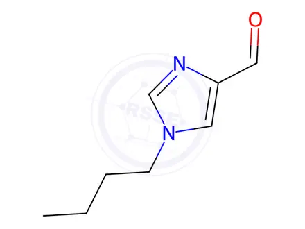 Chemical structure of 1H-Imidazole-4-carboxaldehyde, 1-butyl-(9CI)