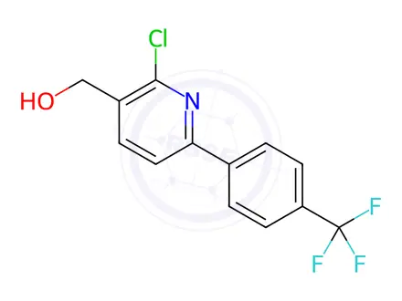 Chemical structure of (2-Chloro-6-(4-(trifluoromethyl)phenyl)pyridin-3-yl)methanol
