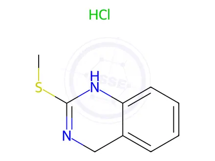 Chemical structure of 2-(Methylsulfanyl)-1,4-dihydroquinazoline hydrochloride