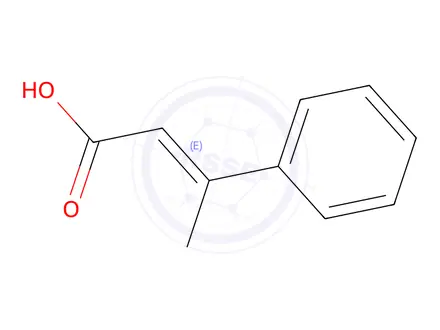 Chemical structure of (E)-3-Phenylbut-2-enoic acid
