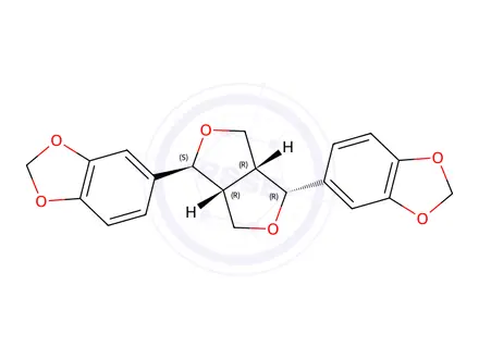 Chemical structure of (-)-Asarinin