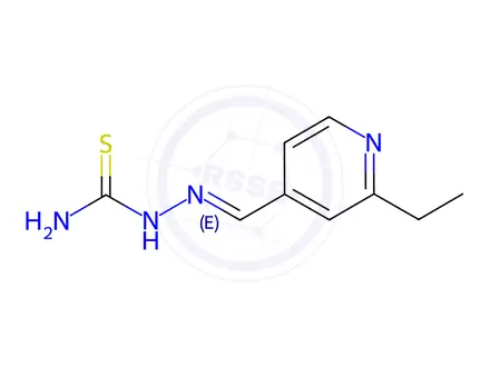 Chemical structure of 2-Ethylpyridine-4-carbaldehyde thiosemicarbazone