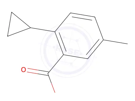 Chemical structure of 2-cyclopropyl-5-methylbenzoic acid