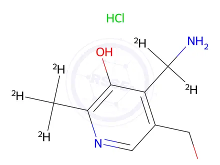 Chemical structure of Pyridoxamine-d5 Hydrochloride