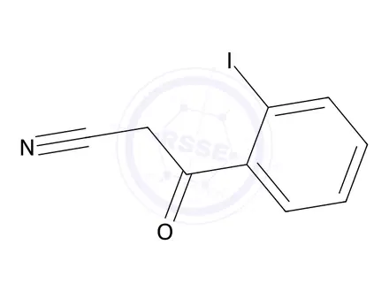 Chemical structure of 3-(2-Iodophenyl)-3-oxopropanenitrile