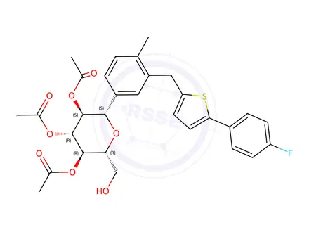 Chemical structure of Canagliflozin Impurity 62