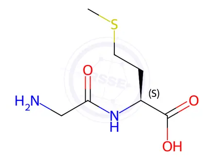Chemical structure of Glycylmethionine