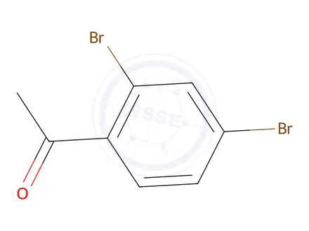 Chemical structure of 2',4'-Dibromoacetophenone